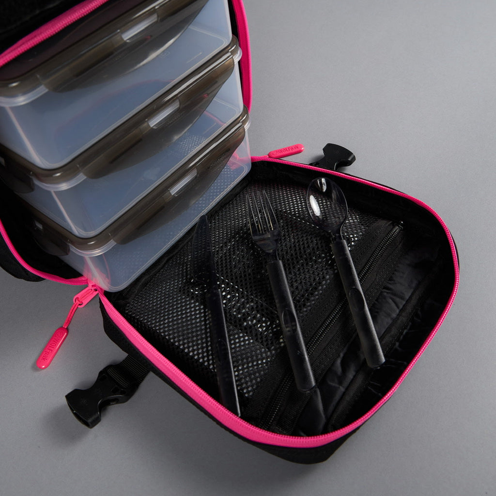 35L Black Neon Pink Meal Prep Management