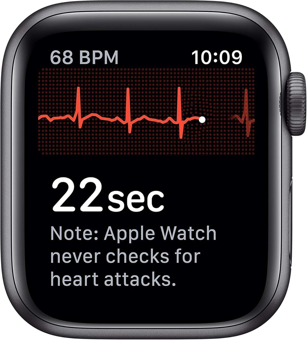 Apple Watch Series 4 (GPS + Cellular, 44MM) - Space Black Aluminum Case with Black Sport Band