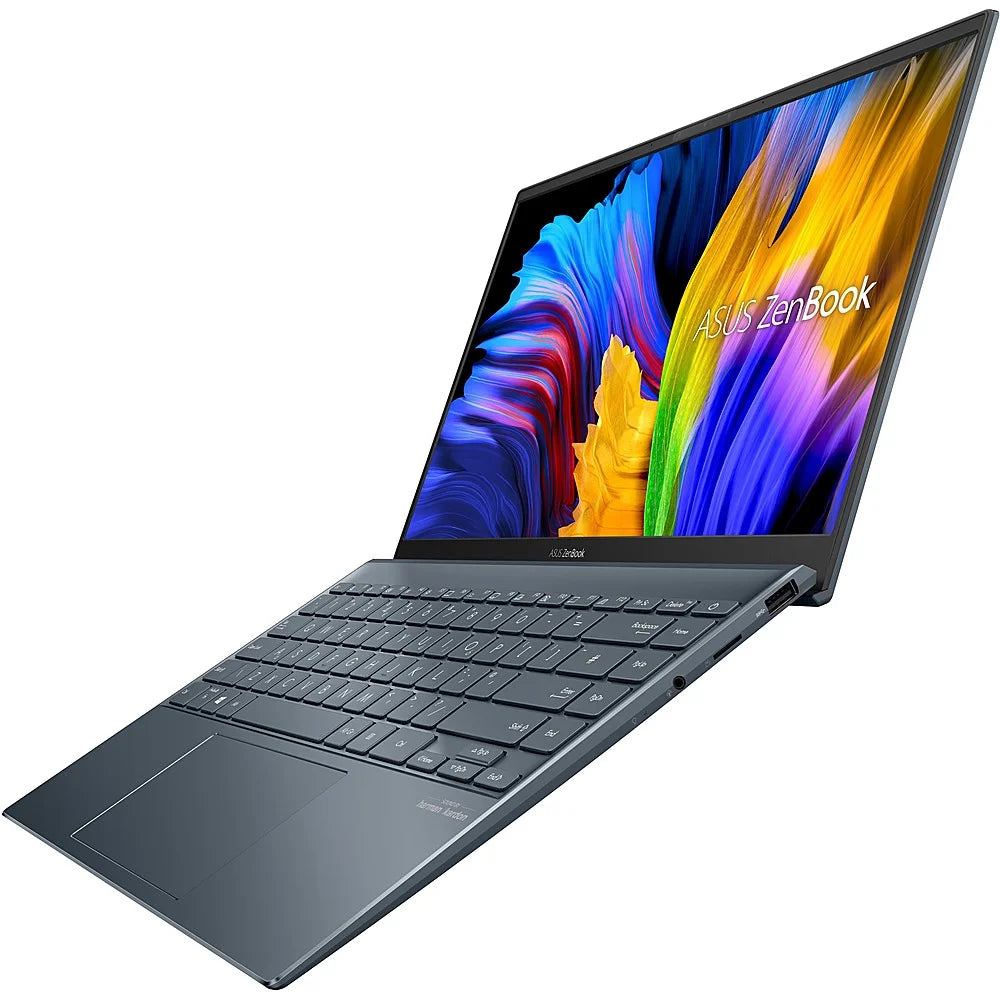 ASUS - ZenBook 14 UM425 14" Laptop - AMD Ryzen 9 - 16 GB Memory - 1 TB SSD - Pine Gray - UM425QA-XH99