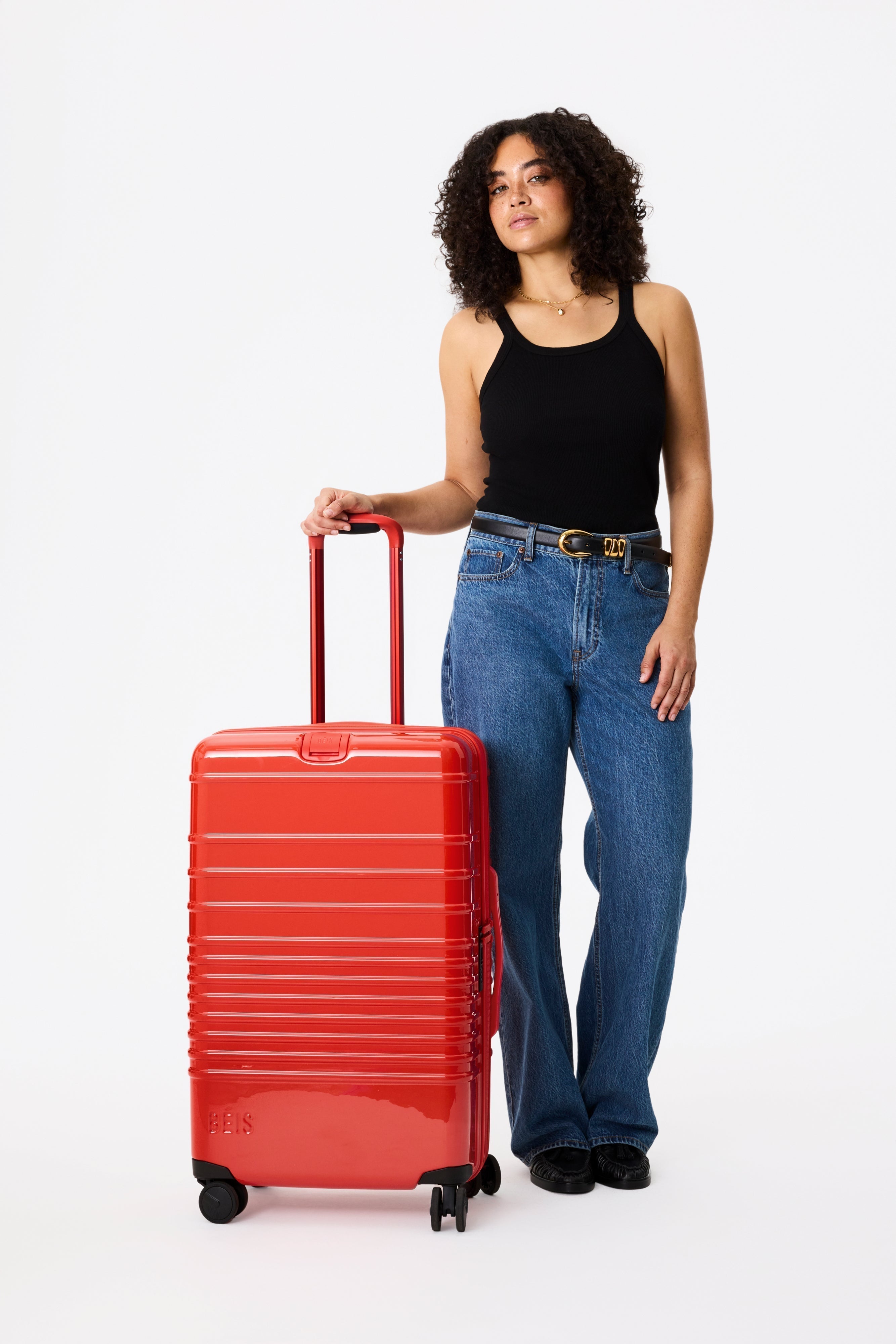 Resale The Large Check-In Roller in Glossy Flame