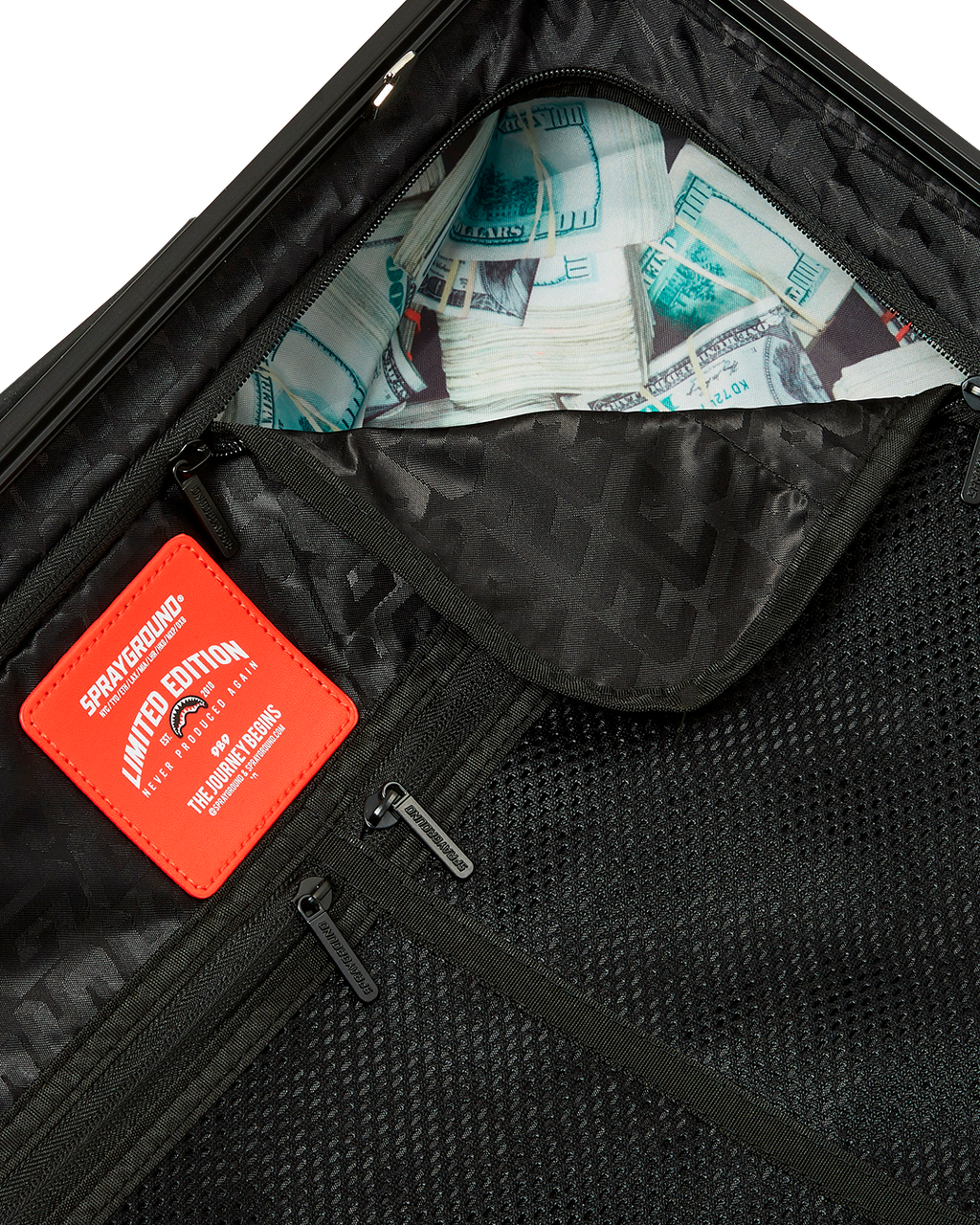 MONEYBEAR VAULT: HARDSHELL CARRY-ON LUGGAGE