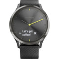 Garmin v¡vomove HR Sport Hybrid Smartwatch ? Black ? 010-01850-11