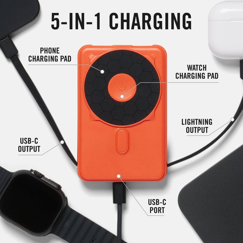 Magnetic Power Bank Bundle (2-Pack) - Basecamp Orange / Matte Olive