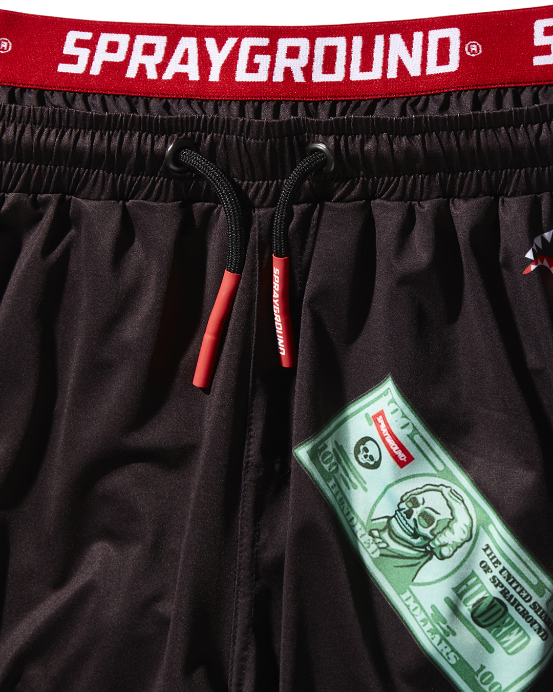 PATCH ALL-IN CORTO SWIM TRUNKS (BLACK)