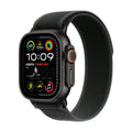 Apple Watch Ultra 2 (GPS + Cell) 49mm Black Titanium Case w/ Black Trail Loop S/M