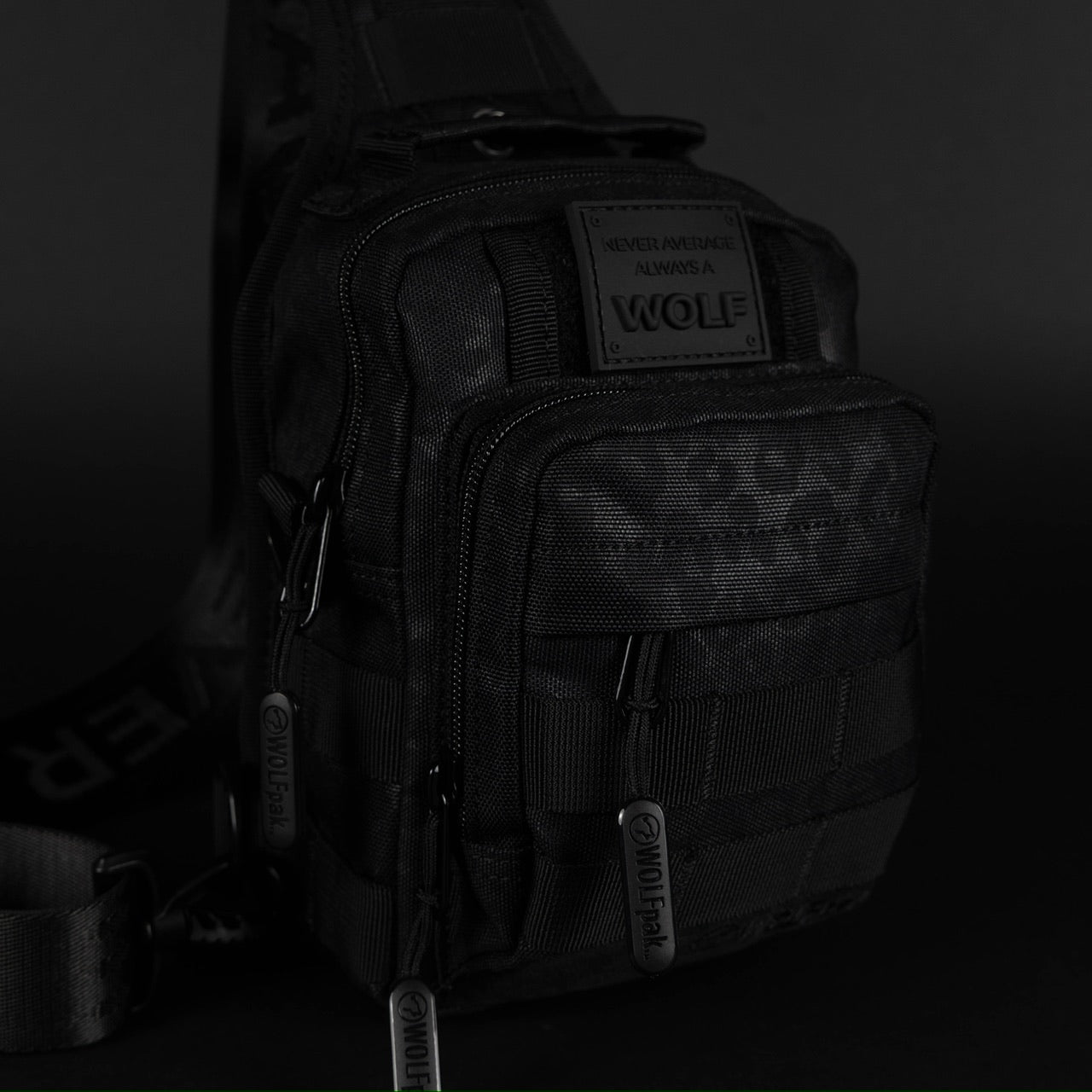 4L Mini Tactical Sling Bag Black Leopard