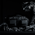 20L Mini Duffle Bag Black Leopard