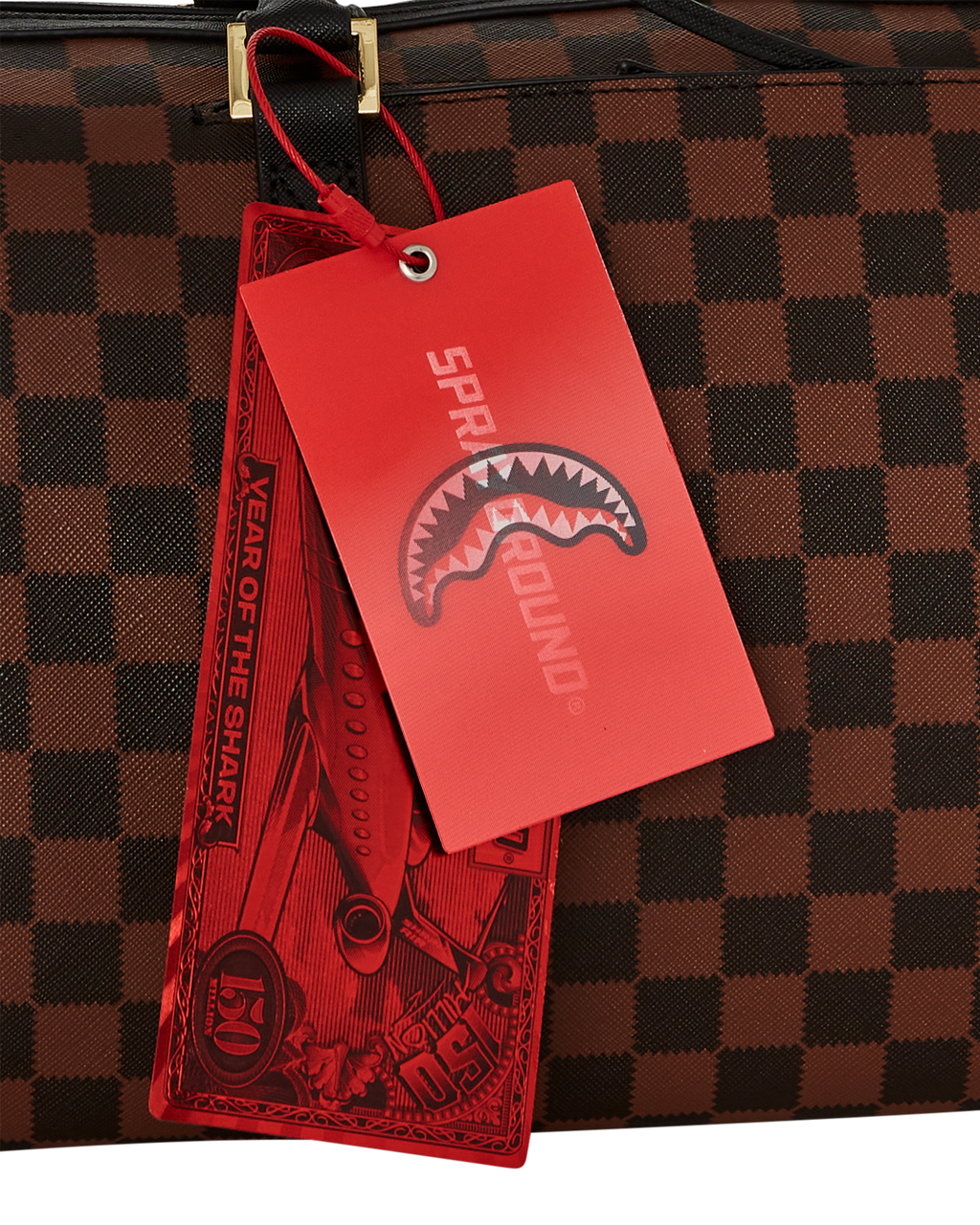 SAWTOOTH SHARKS IN PARIS MINI DUFFLE